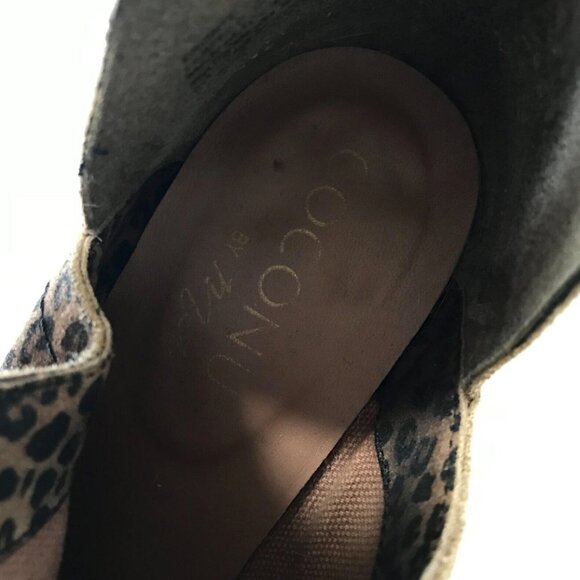 Anthropologie Coconuts Matisse Pronto Leopard Bootie Boots Womens 7.5 Tan Brown - Picture 8 of 12